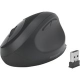 Kensington Kabellose ergonomische Maus, Wireless Pro Fit Ergo Computermaus für Laptop, Desktop, PC und Gaming, mit 2.4G USB oder Bluetooth Verbindung, 3 DPI Einstellungen & 5 Tasten, Schwarz, K75404EU