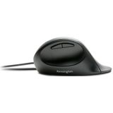 Kensington Pro Fit® Ergonomische Bedrade Muis - Met USB 3.0-Aansluiting - 4 DPI-Instellingen en 5 Knoppen - Zwart