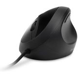 Kensington Pro Fit® Ergonomische Bedrade Muis - Met USB 3.0-Aansluiting - 4 DPI-Instellingen en 5 Knoppen - Zwart
