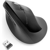 Kensington Pro Fit Draadloze en Ergonomische Muis Met Scrollwiel En 4 Knoppen - Rechtshandig - Zwart