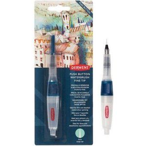 Derwent - Push-Button Waterbrush - Fijne Punt - Waterdicht - Draagbaar