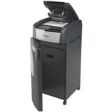 Rexel Optimum AutoFeed+ 750X Aktenvernichter mit Partikelschnitt P-4, 4 x 28 mm, schwarz