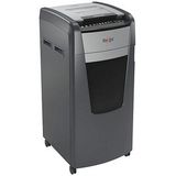 Rexel Optimum AutoFeed+ 750X Aktenvernichter mit Partikelschnitt P-4, 4 x 28 mm, schwarz