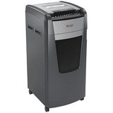Rexel Optimum AutoFeed+ 750X Aktenvernichter mit Partikelschnitt P-4, 4 x 28 mm, schwarz