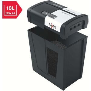 Rexel Aktenvernichter Secure MC6 Whisper-Shred P5 2x15mm 6 Blatt schwa