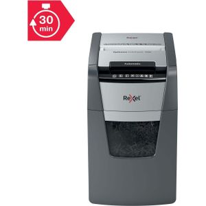 Rexel Papiervernietiger Optimum AutoFeed+ 130X, opvangvolume 44 l, snippers, 8 vellen
