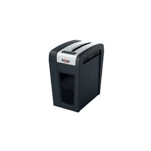 Rexel MC6-SL Stille Papierversnipperaar P-5 Micro - Versnippert 6 Vellen - Voor Thuiskantoor - Zwart