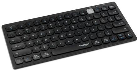 Multi-Device Dual Draadloos Compact Toetsenbord - AZERTY Franse Layout - Inclusief Batterijen - Zwart