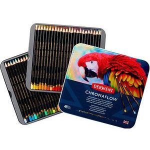 DERWENT Chromaflow Buntstifte farbsortiert, 48 St.