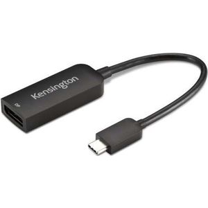 Kensington CV5000DP USB-C 4K / 8K DisplayPort 1.4 Adapter, Ondersteunt 8K Video, DP-Kabel, Universele Adapter, Hoogwaardige Computeradapter (K34680WW)