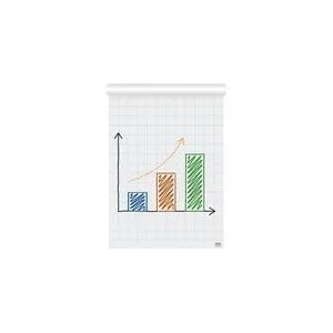 Nobo Premium Flipoverblok op Rol - 50 Vellen Dubbelzijdig Blanco of Geruit Papier - 60x85cm - 90 grams