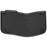 Kensington Pro Fit Ergo - Toetsenbord - oplaadbaar - compact TKL - draadloos - 2.4 GHz, Bluetooth - QWERTY - Portugees - zwart