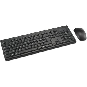 Kensington KM150 EQ - Draadloze Desktopset - Zwart - QWERTY-toetsenbord en Quite-Click-muis