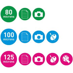 GBC 240 - Lamineermachine - Zwart/Rood - A4 - Geschikt voor 75-125 micron - Inclusief Startpakket Lamineerhoezen