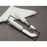 Eénhandig bestek Queens : Nelsonmes - mes/vork combinatie