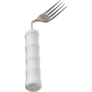 Homecraft Lichtgewicht bestek met schuimhandvat - schuin, lepel, links, (in aanmerking voor btw-verlichting in het VK) vork voor beperkte polsbeweging, onafhankelijk zelfvoedend gebruiksvoorwerp voor