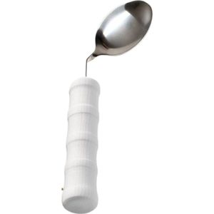 Homecraft Lichtgewicht bestek met schuimhandvat, schuin, lepel, rechts, (in aanmerking voor btw-verlichting in het VK) vork voor beperkte polsbeweging, onafhankelijk zelfvoedend gebruiksvoorwerp voor