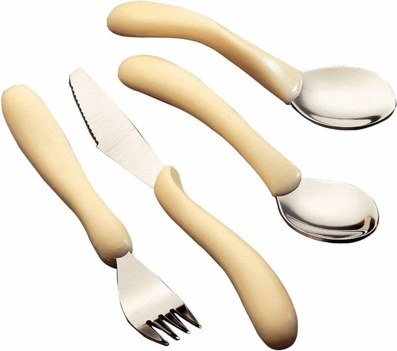 Bestek - Mes - Ontwerp - Zilver - Anatomische Grepen