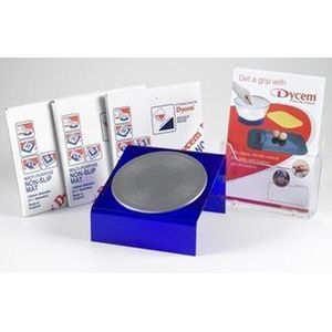 Antislipmat - 14 x 14 cm - Blauw - Adhome