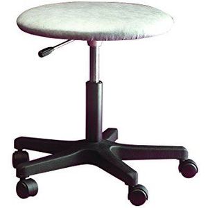 Tabouret à roulettes pneumatique, hauteur réglable, roulettes pivotantes, mobilité assise, chaise roulante pour bureau de médecin, table de massage, diamètre 46 cm