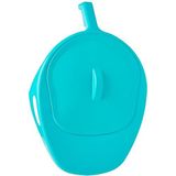 Bedpan BioCote® : met deksel - groen polypropyleen