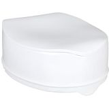 Toiletverhoger - Anatomisch - Wit - Kunststof - Met Deksel