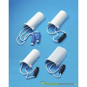 Kousenaantrekker met schuim handvat : 2 handvatten (bimanueel)