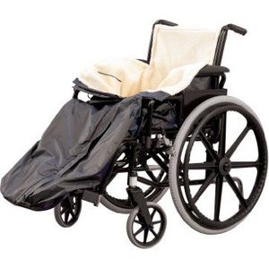 Homecraft Wheelchair Cosy, Lange Size, Wheelchair Deken voor warm en comfort, Wheelchair Accessory, Fleece Gevoerd Deken met Ring Pulled Zipper, Past Nearly Alle Handmatige Wheelchairs