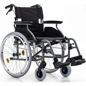 Lichtgewicht Rolstoel Plaza PL5 Zitbreedte 45 cm Inclusief Zitkussen Met Lekvrije PU Banden