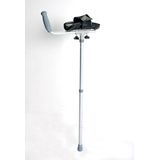 Days Artritic verstelbare hoogte kruk, 94-119 cm, aluminium, rotating handvat artritic crutch for reduced strain, ondersteuning 160 kg (25 st), armtrough (beschikbaar voor VAT reliëf in het UK)