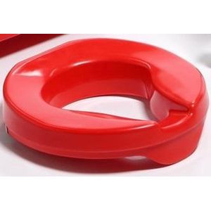 Homecraft toiletverhoger asby, toiletbril voor oudere of artritis of na het werken van heupen of knieën, 10 cm, rood 10 cm Rood