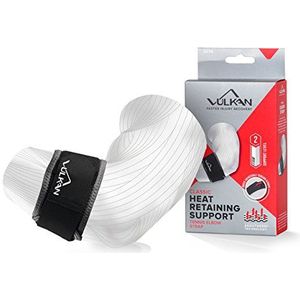 VULKAN Klassieke neopreen tenniselleboogriem, eenheidsmaat, elleboogbrace voor tendinitis, golferelleboog, tenniselleboog en RSI, verstelbare spanriem, gerichte compressiepad, ideaal voor sport en