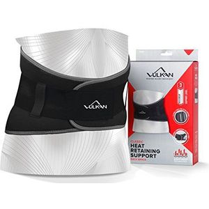 Vulk aan klassieke ruggordel, X-Large, lendensteunklem voor spierpijn en poseren, lage rugriem voor Lumbosacral stabiliteit, hielriem voor het uitwerken, atletiek