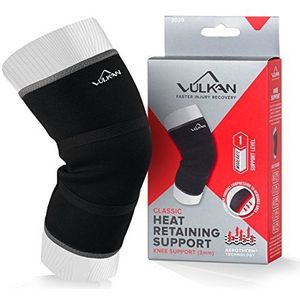 Vulkan Klassieke neopreen kniesteun, zwart, klein