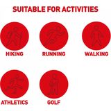 SORBOTHANE Hielpads - Schokabsorberend - Rood - Antibacterieel - Machinewasbaar