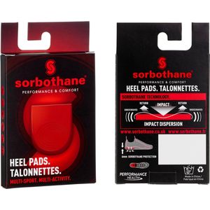 Sorbothane - Sport Heel Pads - Zwart - Antibacterieel