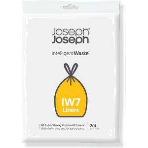 Intelligent Waste Afvalzak, IW7 - 20 stuks - 20 liter - Joseph Joseph