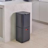 Joseph Joseph - Afvalemmer Totem Compact - 40 Liter - Grijs