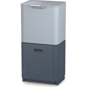 Joseph Joseph - Afvalemmer Sky Totem Max - 60 Liter - Vuilnisbak - Dubbel Compartiment
