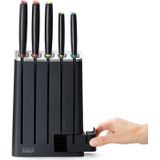 Joseph Joseph - SlimBlock Elevate - Messenblok met 5 Messen - Kleur: Zwart