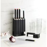 Joseph Joseph - SlimBlock Elevate - Messenblok met 5 Messen - Kleur: Zwart