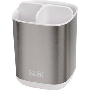 EasyStore Steel Tandenborstelorganiser - Wit - Joseph Joseph