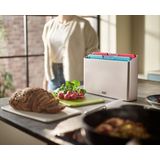 Joseph Joseph Folio Snijplank Snijplankenset Small 31.8 x 7.5 x 22 Set van 4 Stuks Kunststof Grijs