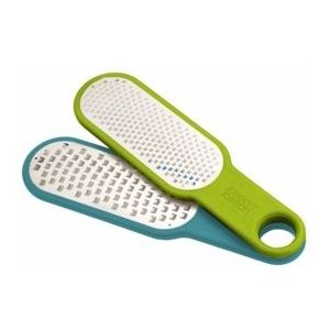 Joseph Joseph Duo Opal Rasp - Keukenrasp - Set van 2 Stuks - Polypropyleen - Blauw