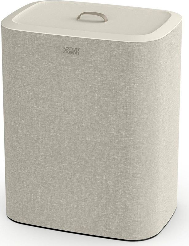 Joseph Joseph Tota Wasmand - Met verdeelvakken - 56 x 39.5 x 71 CM, 2 x 45 liter - Kunststof - Beige