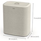 Joseph Joseph Tota Trio Wasmand 3x30 Liter Polypropyleen Beige