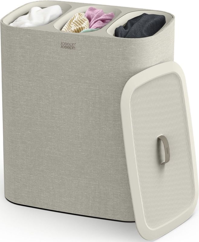 Joseph Joseph Tota Trio Wasmand 3x30 Liter Polypropyleen Beige