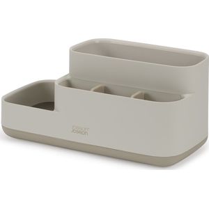 Badkamer Organizer, Met 5 verdeelvakken, Antislip, Kunststof, Grijs Joseph Joseph | EasyStore
