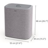 Joseph Joseph Tota Trio Wasmand 3x30 Liter Polypropyleen Grijs