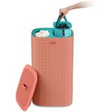 Joseph Joseph Wäschekorb Tota Pop 60-Liter, 2x30-Liter-Tragetaschen aus Stoff